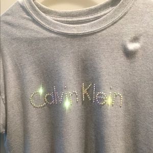 Calvin Klein rhinestone T-shirt